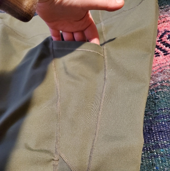 Olive green tights - Picture 2 of 4